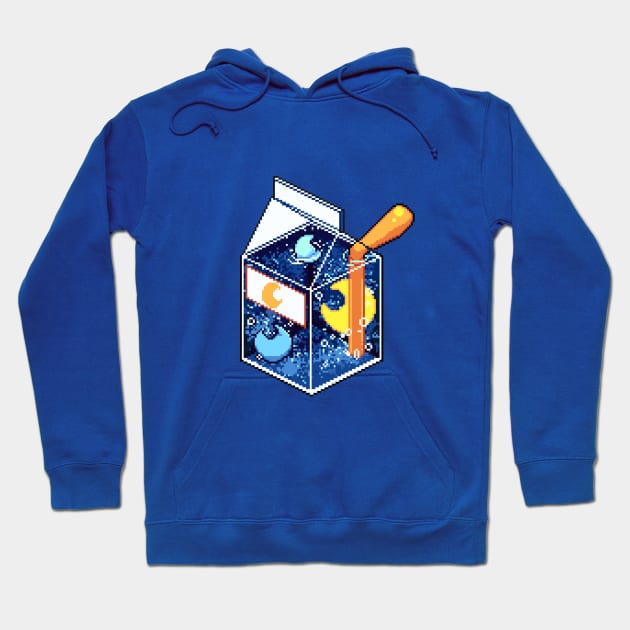 Blue Nebula Juice Hoodie by SpectrumW